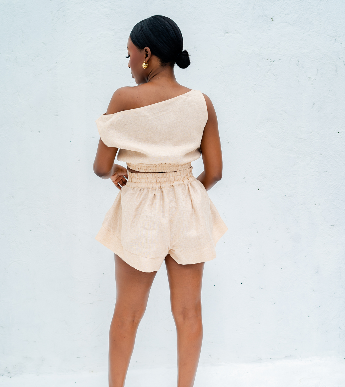 CAICOS SHORTS SET - BEIGE