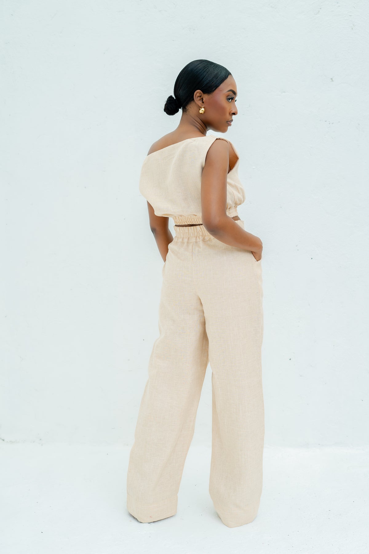 CAICOS PANT SET - BEIGE