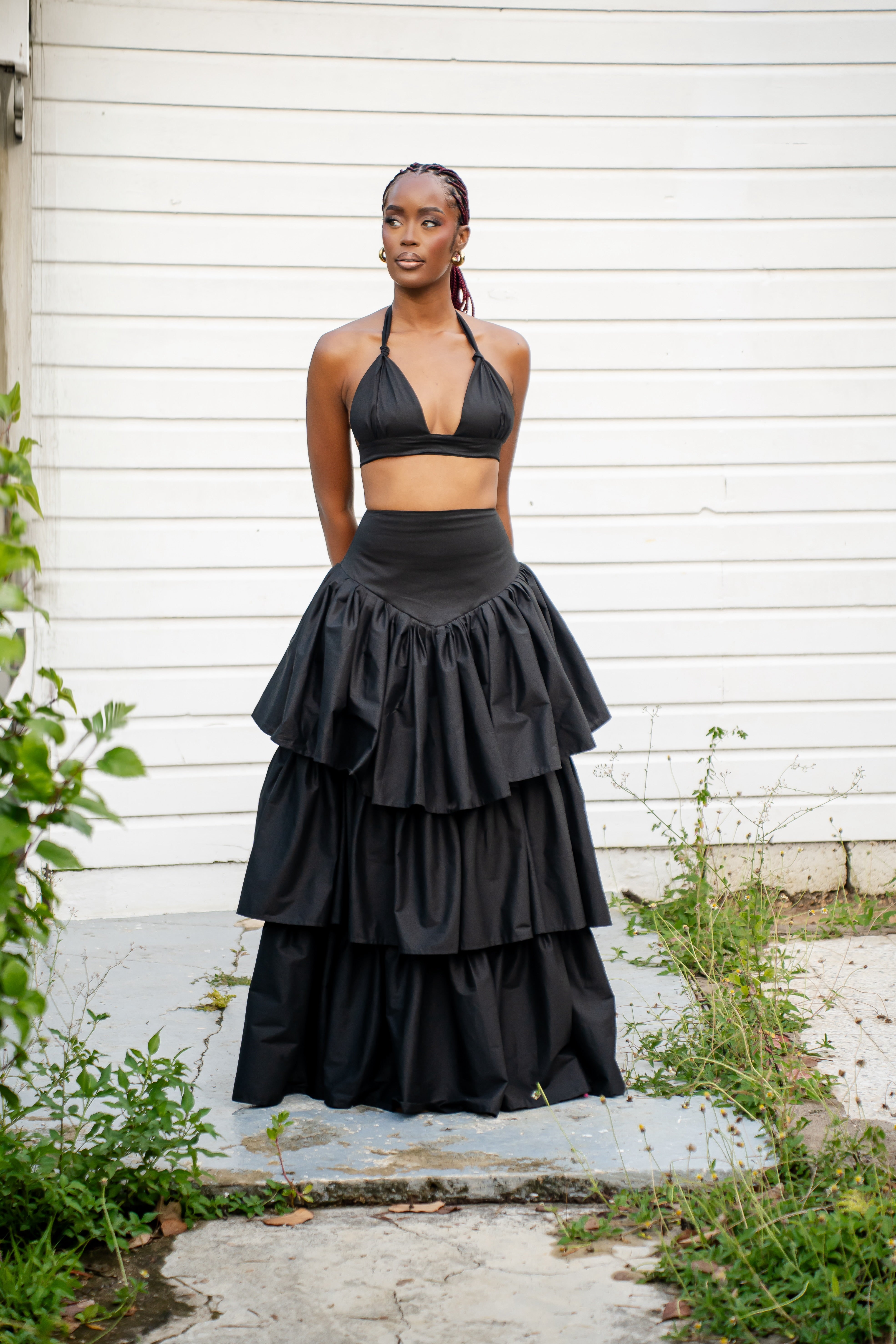 TERRA SKIRT SET - BLACK – Rhea Imani