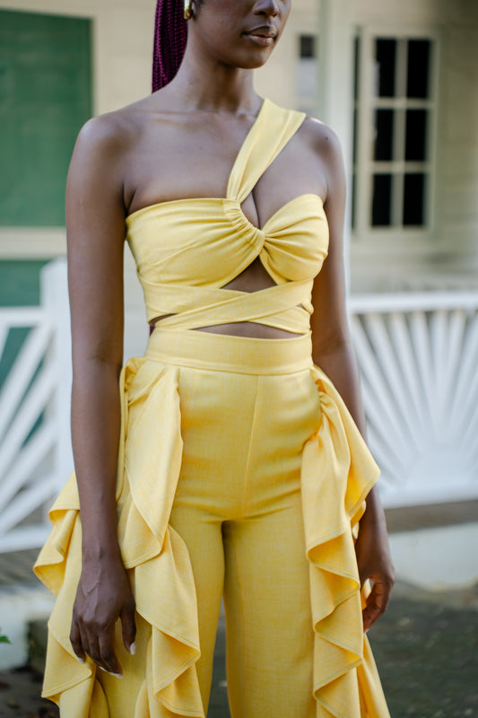 KAMARA PANT SET- MARIGOLD