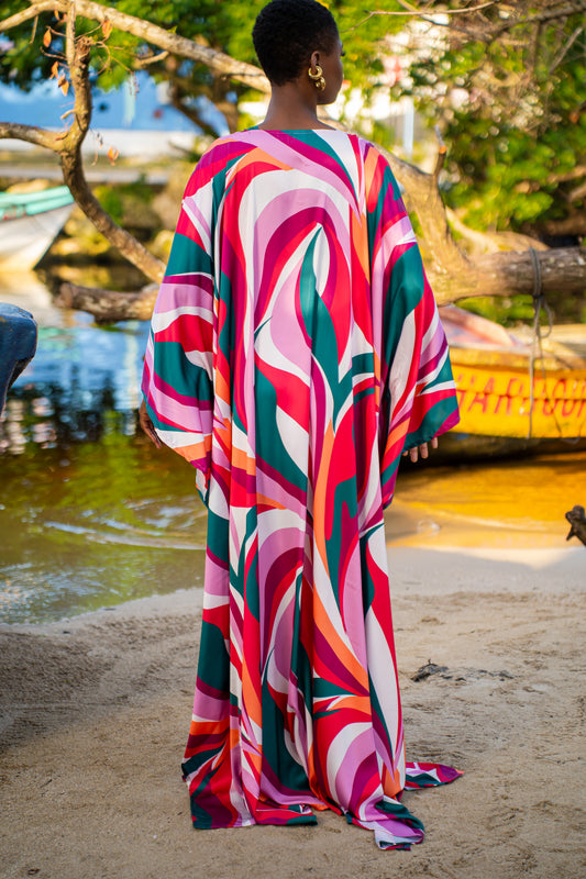 ORILLA KAFTAN SET- SKY