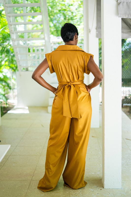 STACE JUMPSUIT - HONEY