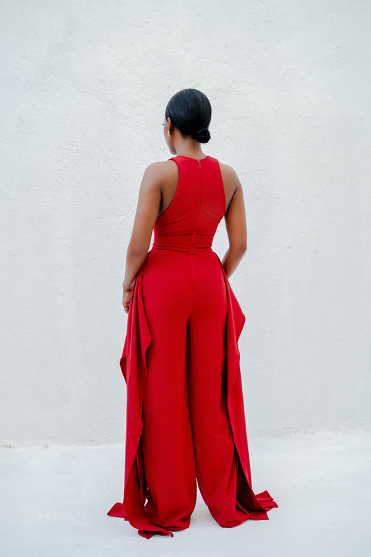 BEATRICE JUMPSUIT - MAROON