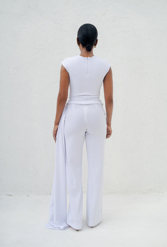 SS-GAIA PANT - WHITE