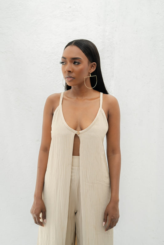 ANIYA PANT SET - BEIGE