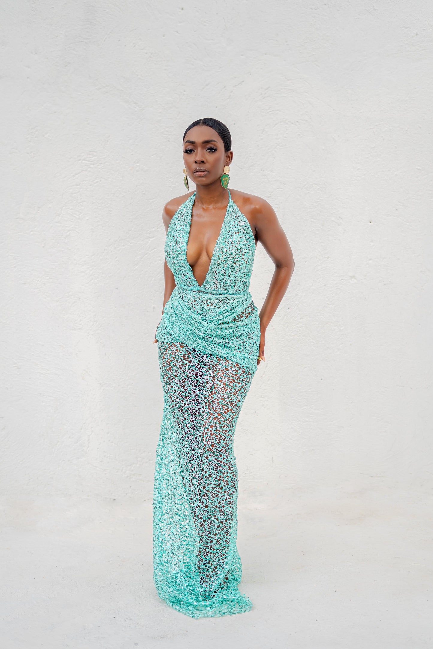 ANEESH CROCHET DRESS