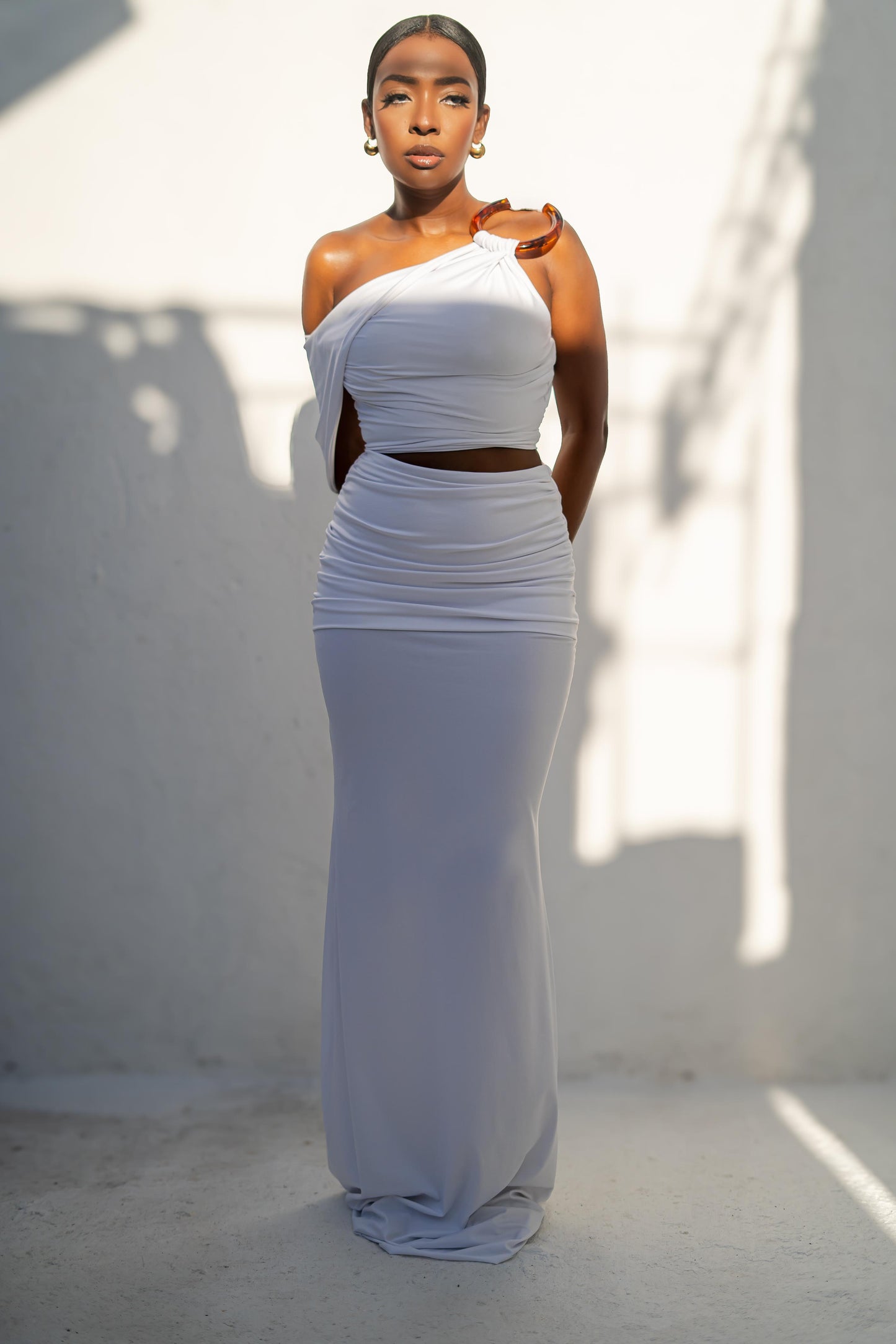 GODDESS SKIRT SET - WHITE
