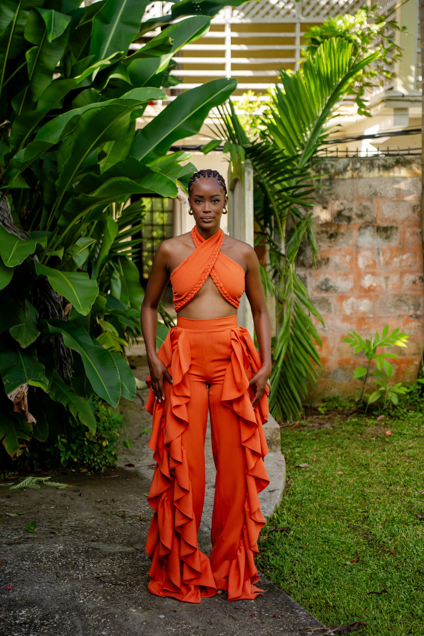 AFIYA PANT SET- EMBER