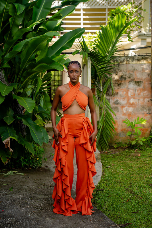 AFIYA PANT SET- EMBER