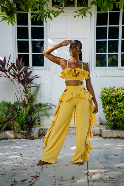LILA PANT SET- MARIGOLD