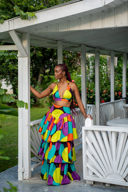 TERRA SKIRT SET - LISSAN PRINT