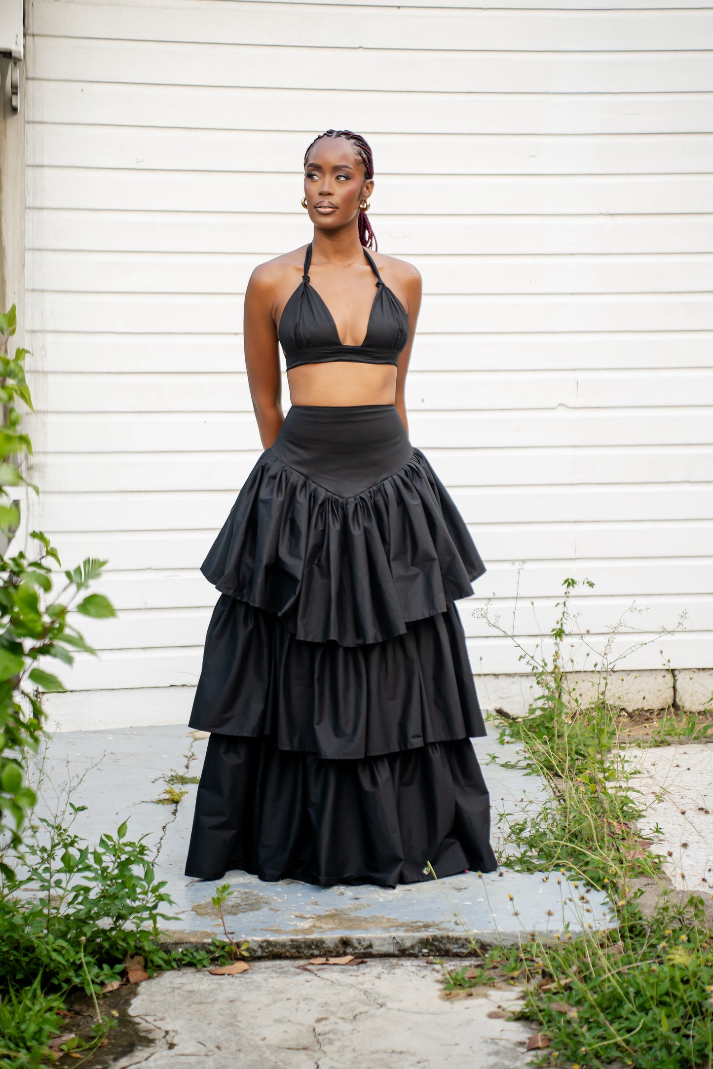 TERRA SKIRT SET - BLACK