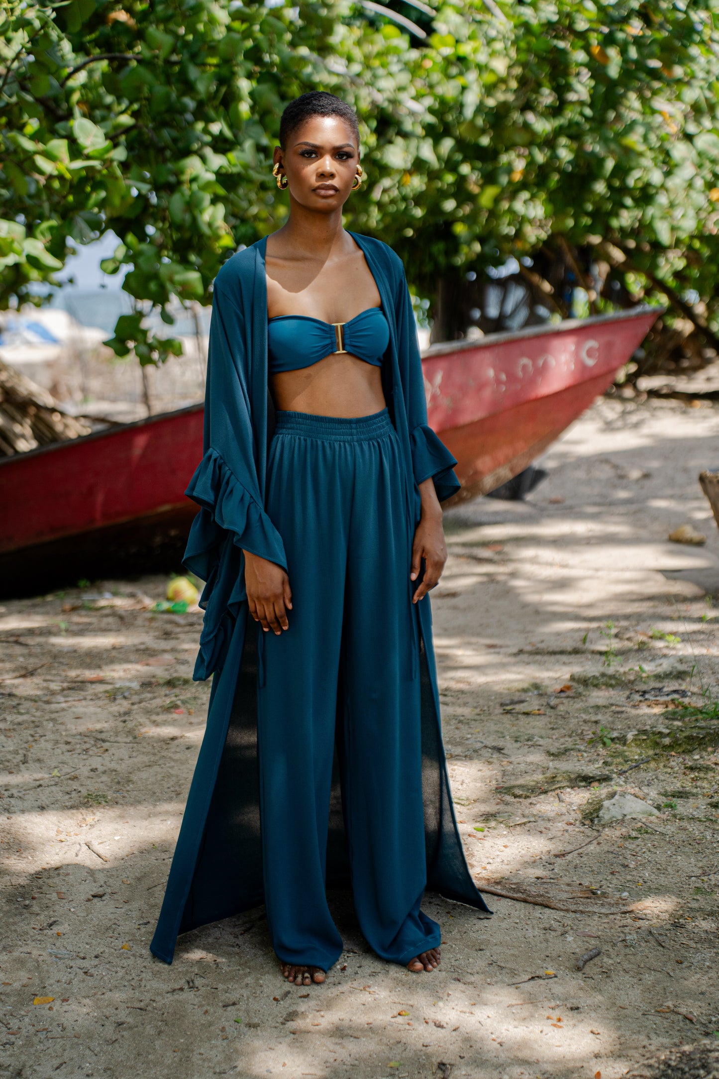 MALA PANT SET - TEAL
