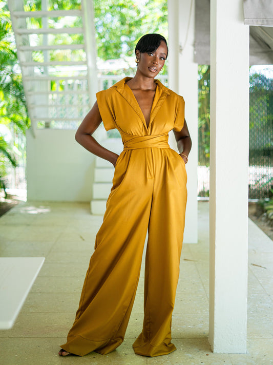 STACE JUMPSUIT - HONEY
