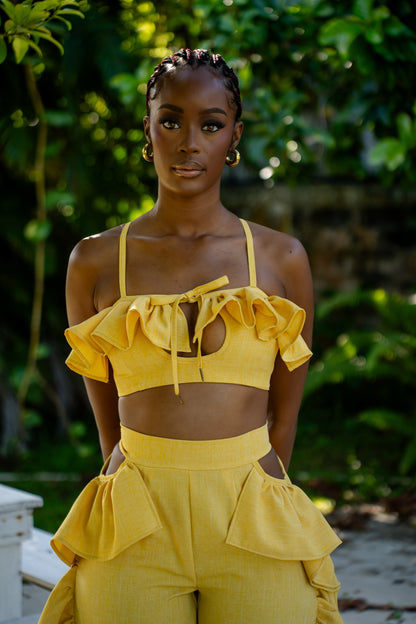 LILA PANT SET- MARIGOLD