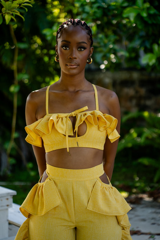 LILA PANT SET- MARIGOLD
