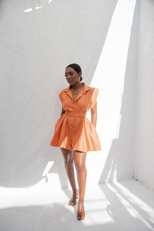 IYANNA ROMPER - TANGERINE