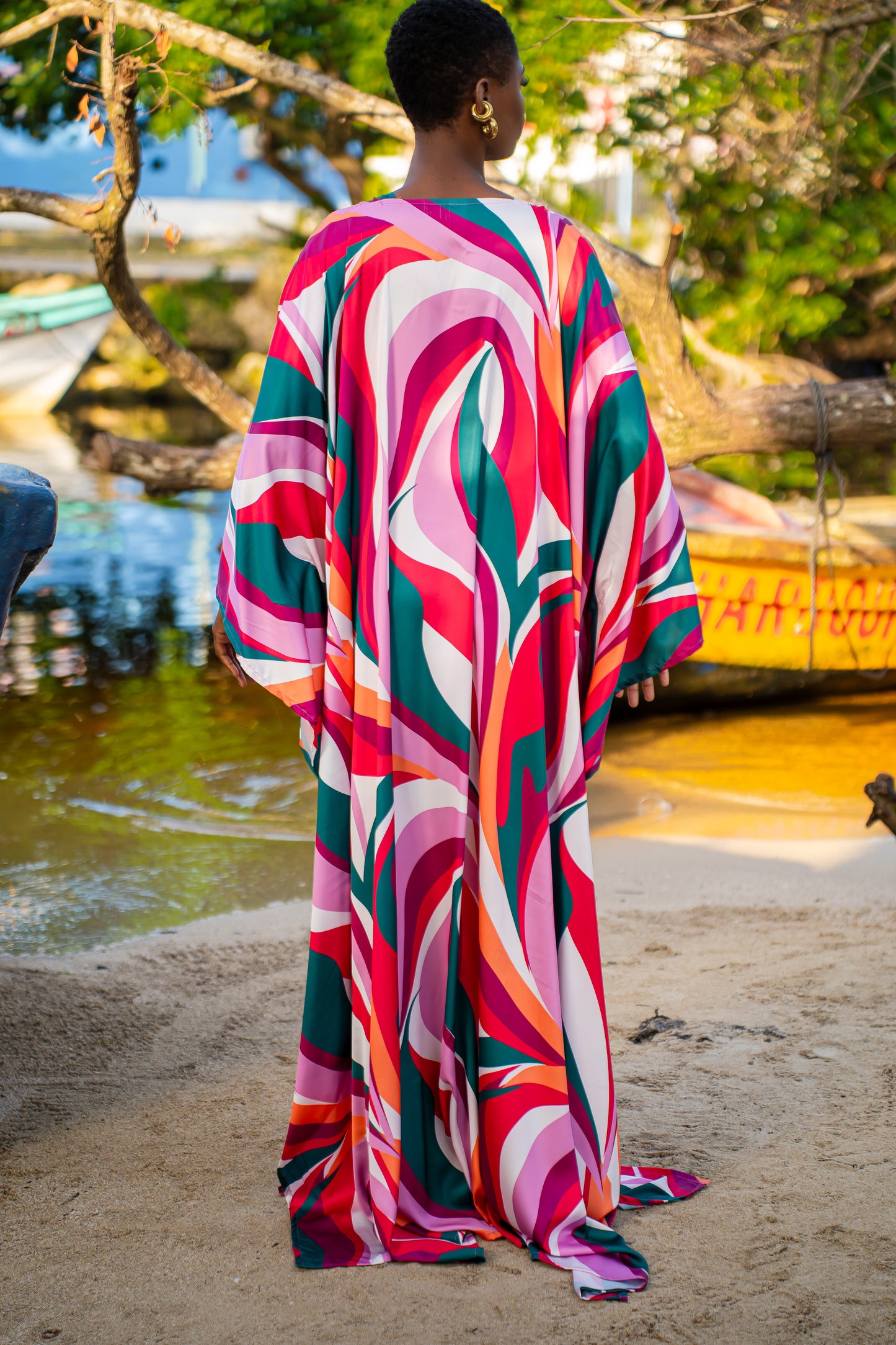 ORILLA KAFTAN SET- SKY