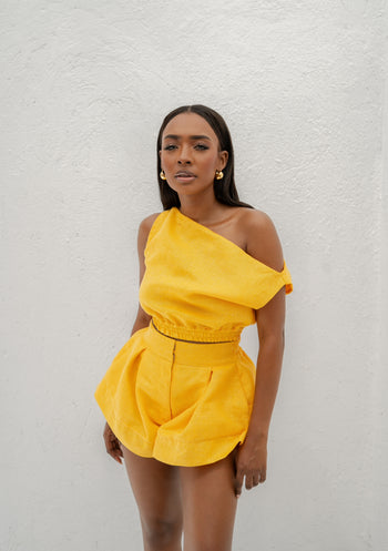 CAICOS SHORTS SET - SUNSHINE