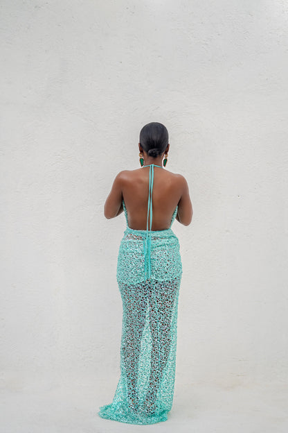ANEESH CROCHET DRESS