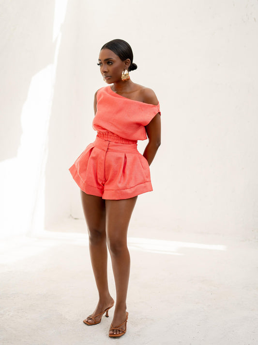 CAICOS SHORTS SET - ROSE