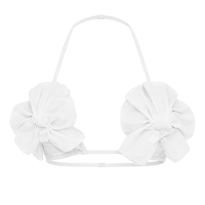 BLUME BRALETTE - WHITE