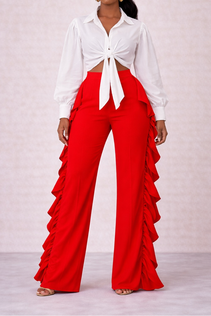 DAHLIA PANT - RED