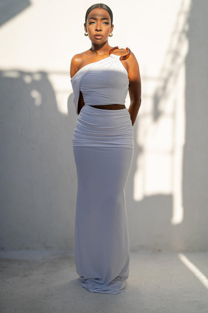 GODDESS SKIRT SET - WHITE