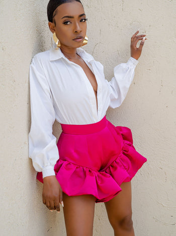 CALLA SHORTS - FUCHSIA